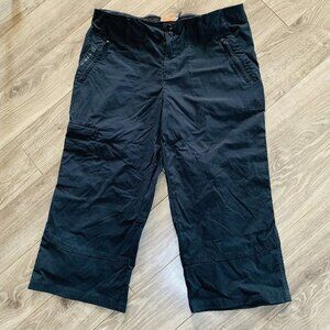 Merrell Womens Select Wick Capri Pants Blue Nylon Stretch Outdoors Size 10